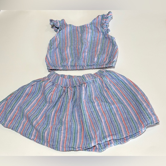 GAP Other - GAP Kids Striped Skirt Set size Medium